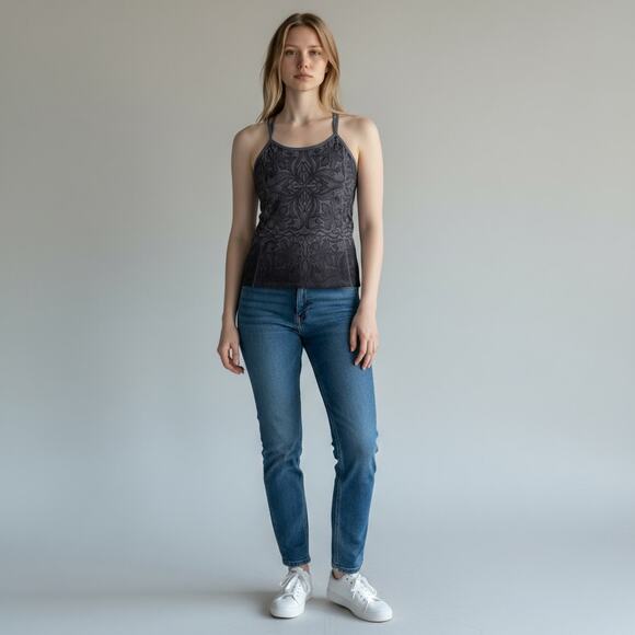 ATHLETA HARMONIOUS STRAPPY YOGA TANK CRISS CROSS TOP WOMEN SIZE SMALL - Picture 12 of 12